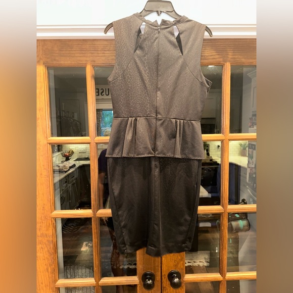 EUC Kardashian‎ Collection Size Medium Elegant Black Sleeveless Mini Dress - Picture 7 of 11